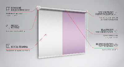 Tenda a rullo in tessuto di colore rosa