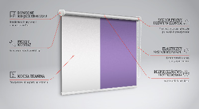 Tenda a rullo per finestra di colore viola