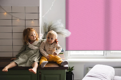 Tenda a rullo da interno di colore rosa