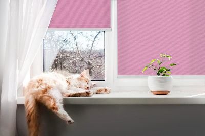 Tenda a rullo da interno di colore rosa