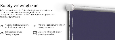 Tenda a rullo per porta finestra di colore viola scuro