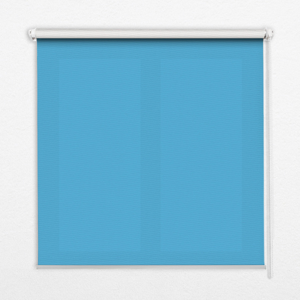Tenda a rullo in tessuto di colore blu