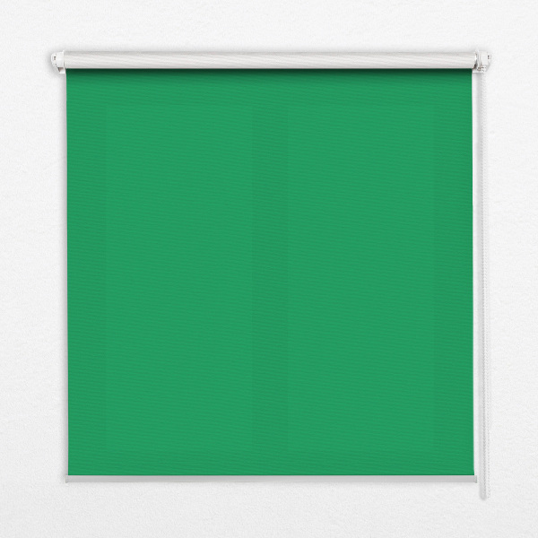 Tenda a rullo in tessuto di colore verde