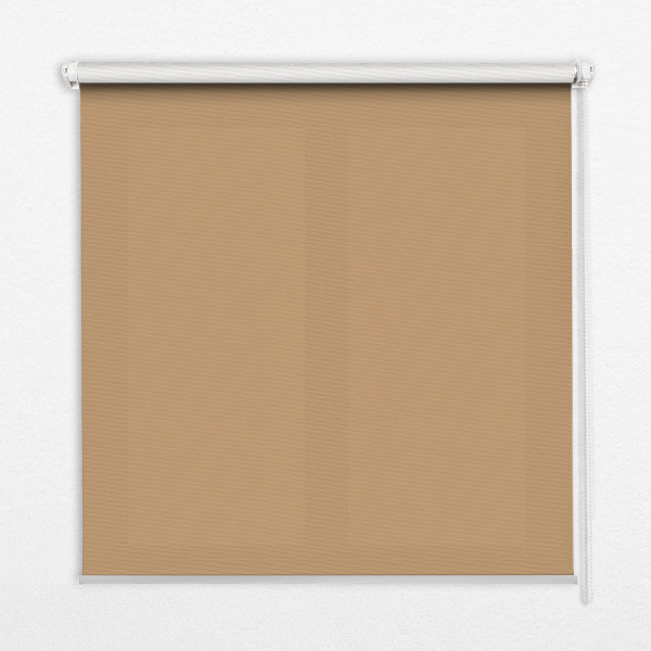 Tenda a rullo per finestra di colore beige