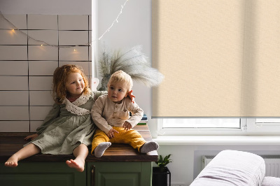 Tenda a rullo da interno di colore beige
