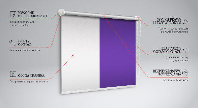 Tenda a rullo per finestra di colore viola