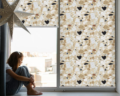 Tenda a rullo da interno colore granito chiaro