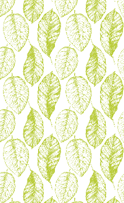 Tenda a rullo in tessuto con stampa a foglie di lime