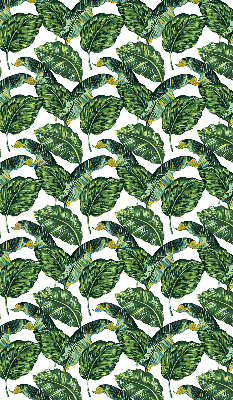 Tenda a rullo da interno con stampa di foglie esotiche
