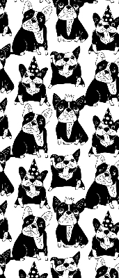Tenda a rullo per finestra con stampa di cani