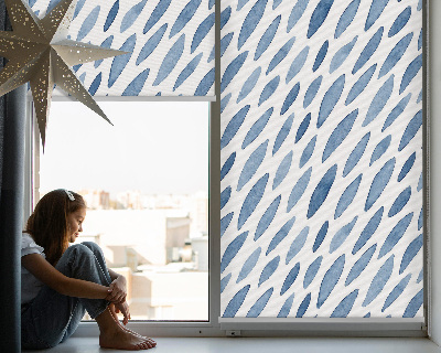 Tenda a rullo per porta finestra con fantasia a grani dipinti