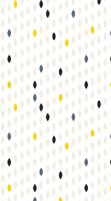 Tenda a rullo da interno con motivo a grani colorati