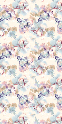 Tenda a rullo per finestra con stampa di fiori colorati dipinti