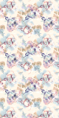 Tenda a rullo per finestra con stampa di fiori colorati dipinti