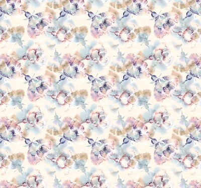 Tenda a rullo per finestra con stampa di fiori colorati dipinti