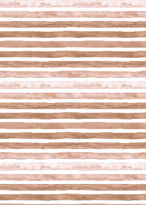Tenda a rullo per finestra con fantasia a strisce dipinte di marrone