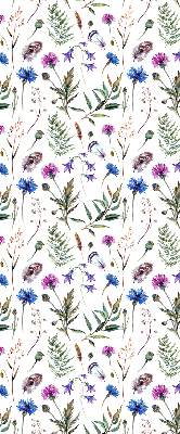 Tenda a rullo per finestra con stampa di fiori colorati