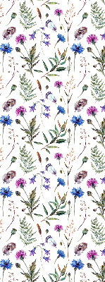 Tenda a rullo per finestra con stampa di fiori colorati