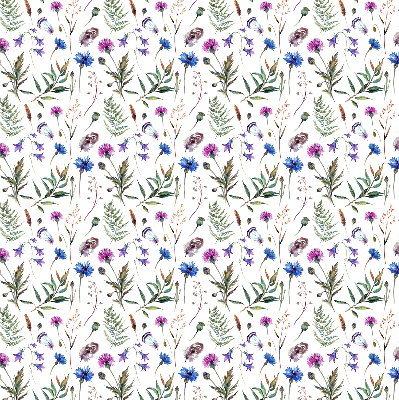Tenda a rullo per finestra con stampa di fiori colorati