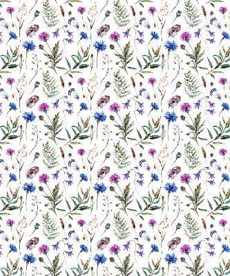 Tenda a rullo per finestra con stampa di fiori colorati
