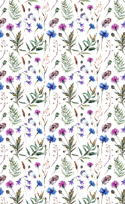 Tenda a rullo per finestra con stampa di fiori colorati