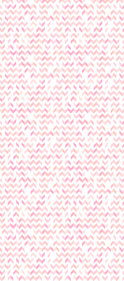 Tenda a rullo per finestra con motivo decorativo di frecce rosa rivolte verso l'alto e verso il basso