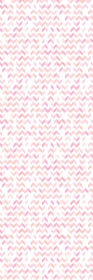 Tenda a rullo per finestra con motivo decorativo di frecce rosa rivolte verso l'alto e verso il basso