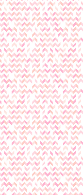 Tenda a rullo per finestra con motivo decorativo di frecce rosa rivolte verso l'alto e verso il basso