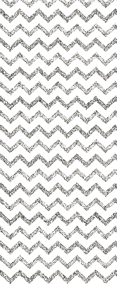 Tenda a rullo in tessuto con fantasia a zigzag a righe orizzontali grigie