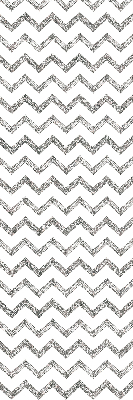 Tenda a rullo in tessuto con fantasia a zigzag a righe orizzontali grigie
