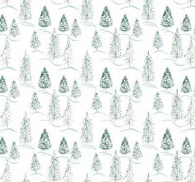 Tenda a rullo interna con stampa a tema alberi per finestra