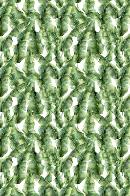 Tenda a rullo in tessuto con fantasia a foglie