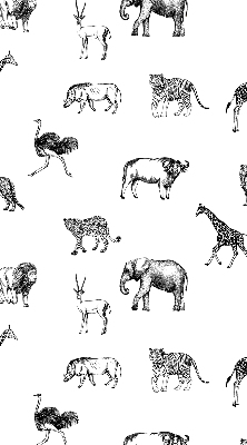 Tenda a rullo per finestra con fantasia di animali