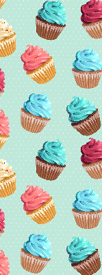 Tenda a rullo da interno con stampa a motivo cupcakes