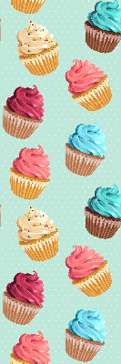 Tenda a rullo da interno con stampa a motivo cupcakes