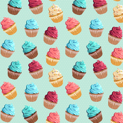 Tenda a rullo da interno con stampa a motivo cupcakes