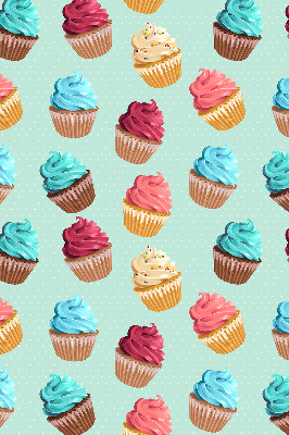Tenda a rullo da interno con stampa a motivo cupcakes