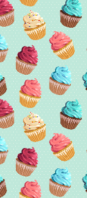 Tenda a rullo da interno con stampa a motivo cupcakes