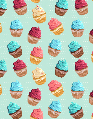 Tenda a rullo da interno con stampa a motivo cupcakes