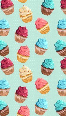 Tenda a rullo da interno con stampa a motivo cupcakes