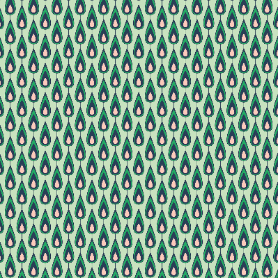Tenda a rullo per finestra con design a motivo avocado