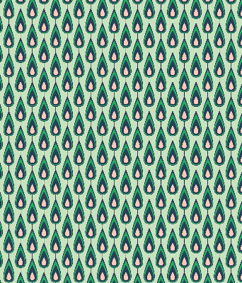 Tenda a rullo per finestra con design a motivo avocado