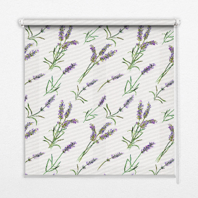 Tenda a rullo in tessuto color lavanda