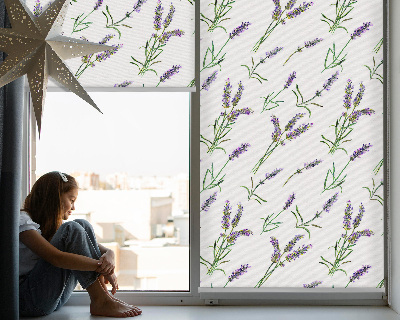 Tenda a rullo in tessuto color lavanda