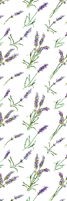 Tenda a rullo in tessuto color lavanda