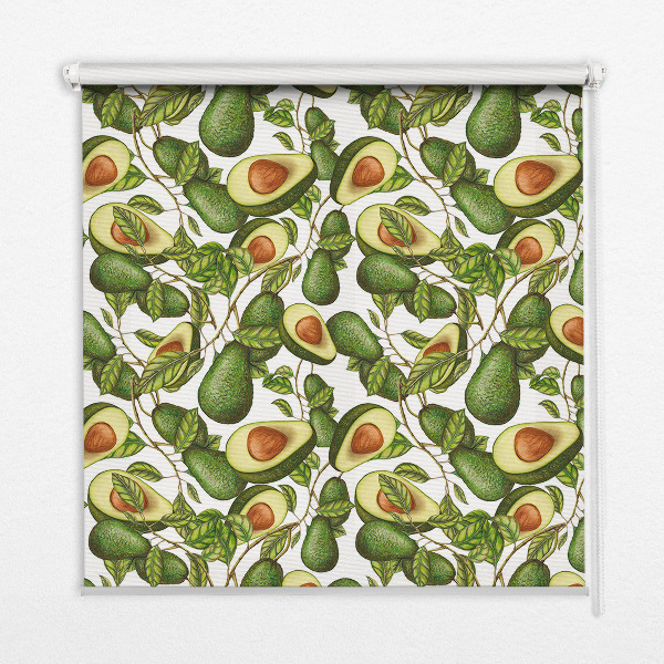 Tenda a rullo per finestra modello avocado