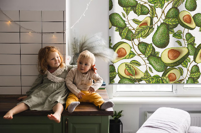 Tenda a rullo per finestra modello avocado