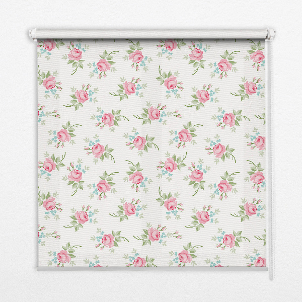 Tenda a rullo in tessuto modello Rose