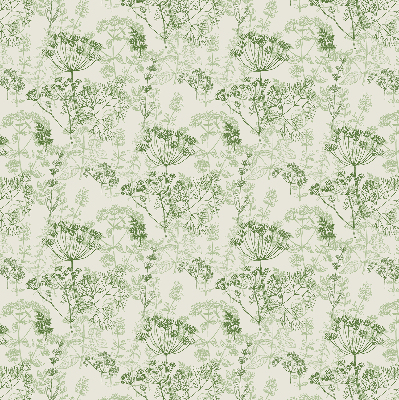 Tenda a rullo per interni con stampa di piante verdi per finestra