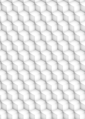 Tenda a rullo per porta finestra con design a cubi 3D